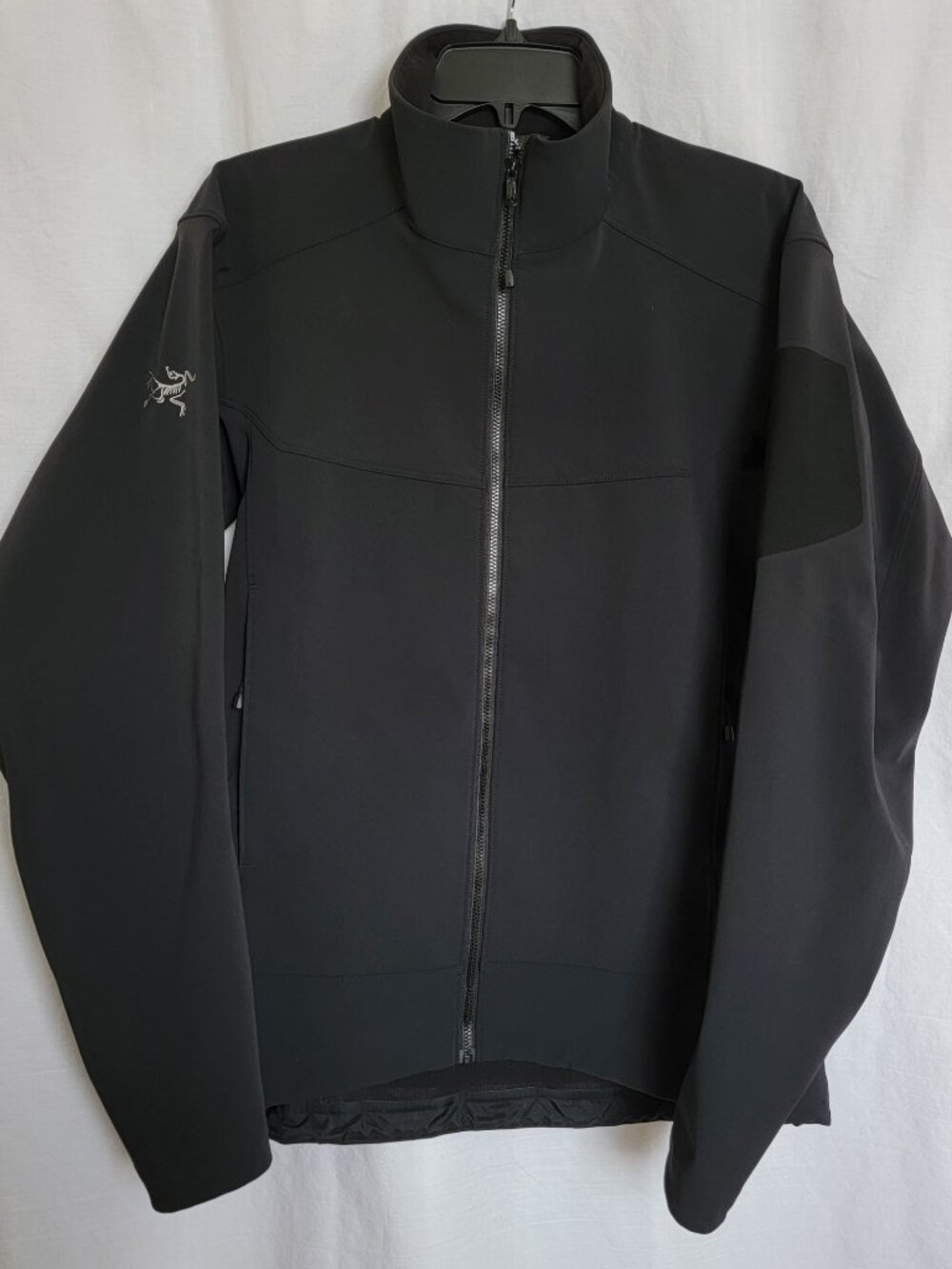 ARCTERYX Men’s Medium Epsilon LT Lightweight Jacket Black LOGO REMOVED
